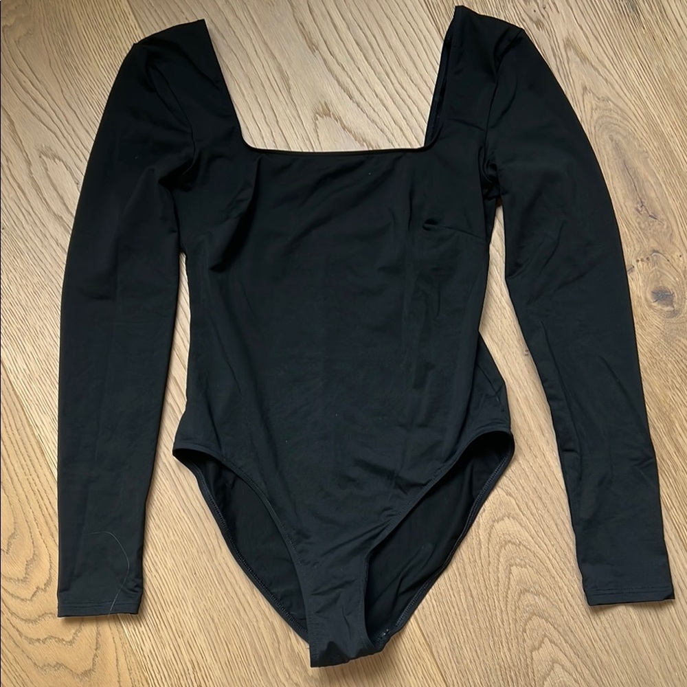 Black Long Sleeve Swimsuit